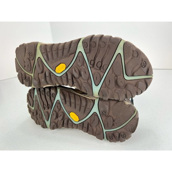 Merrell Size 7 Women's J65470 Brown Sugar/Blue Heaven Hiking Shoes - Picture 7 of 8